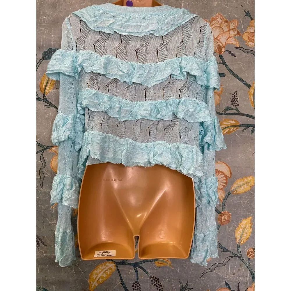 Free People Ruffle Cardigan - Picture 4 of 5